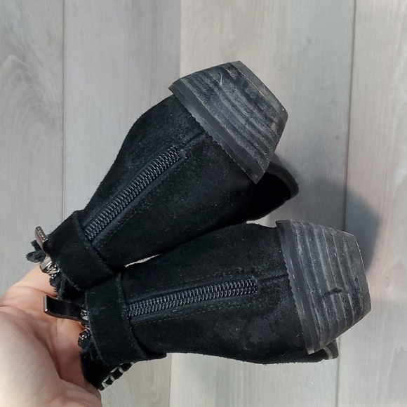 Anthropologie Antelope Womens WhipstitchSuede Ankle Boots shoes sz 39/9 - Picture 7 of 14